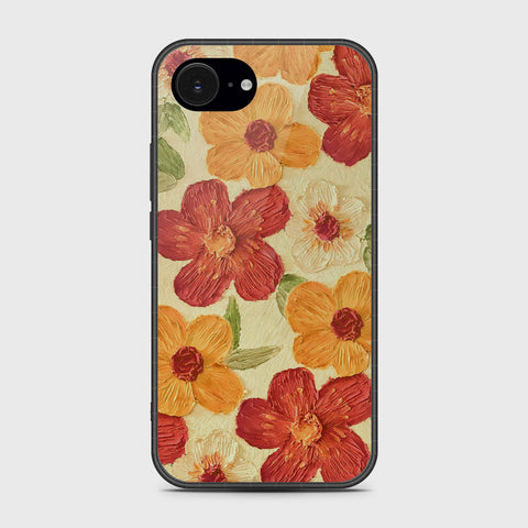 iPhone 16e Cover - Floral Series - Design 6 - Red & Orange - HQ Premium Shine Durable Shatterproof Case