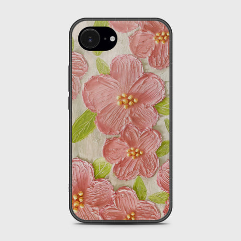 iPhone 16e Cover - Floral Series - Design 9 - Pink & Green - HQ Premium Shine Durable Shatterproof Case