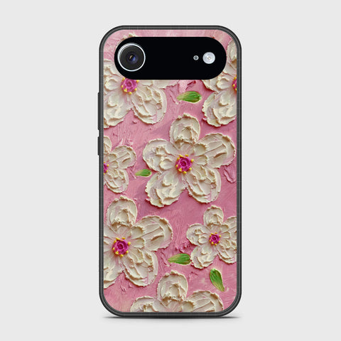 iPhone 17 Air Cover - Floral Series - Design 5 - Pink & White - HQ Premium Shine Durable Glass Case