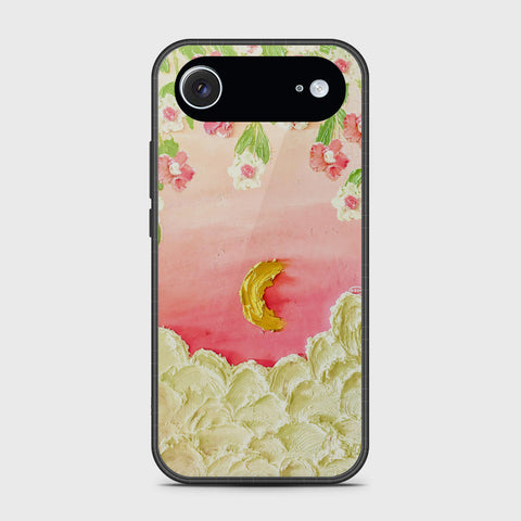 iPhone 17 Air Cover - Floral Series - Design 7 - Pink & Yellow - HQ Premium Shine Durable Glass Case