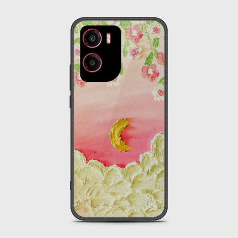 Motorola Moto E15 Cover - Floral Series - Design 7 - Pink & Yellow - HQ Premium Shine Durable Shatterproof Case