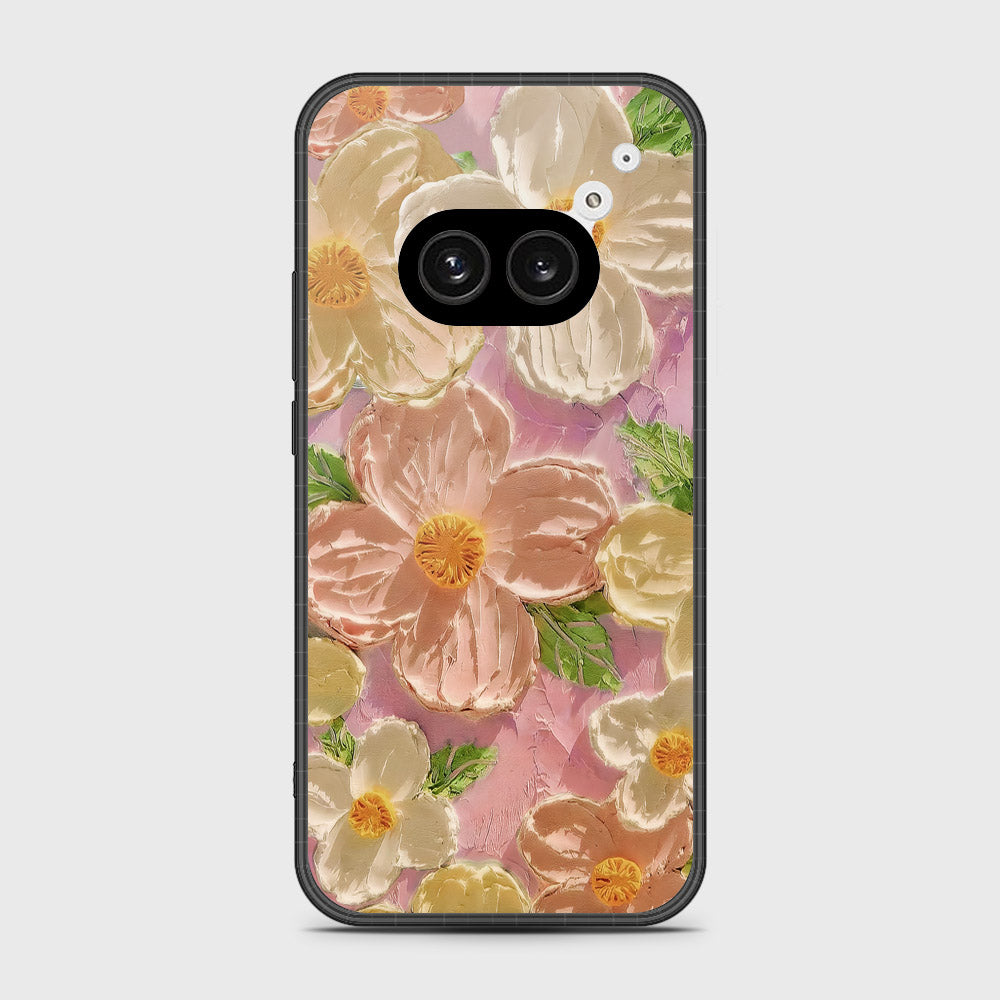 Nothing Phone 2a Plus Cover - Floral Series - Design 11 - White & Green - HQ Premium Shine Durable Shatterproof Case