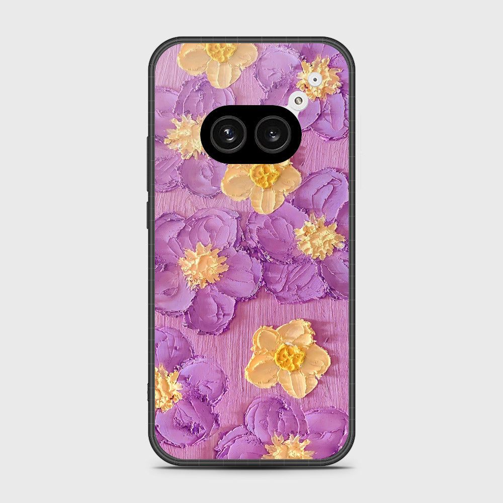 Nothing Phone 2a Plus Cover - Floral Series - Design 8 - Purple & Yellow - HQ Premium Shine Durable Shatterproof Case