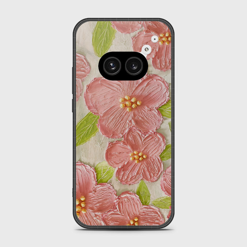 Nothing Phone 2a Plus Cover - Floral Series - Design 9 - Pink & Green - HQ Premium Shine Durable Shatterproof Case