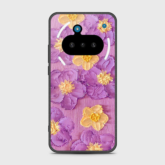 Nothing Phone 3a Cover - Floral Series - Design 8 - Purple & Yellow - HQ Premium Shine Durable Shatterproof Case
