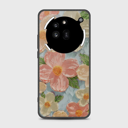 Nothing Phone 3a Pro Cover - Floral Series - Design 16 - Cyan & Pink - HQ Premium Shine Durable Shatterproof Case