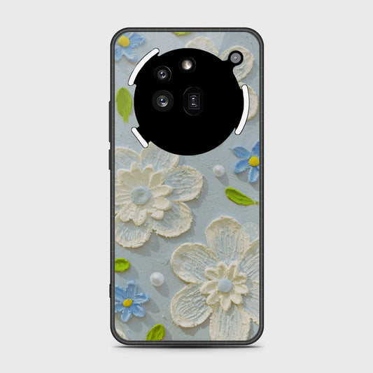 Nothing Phone 3a Pro Cover - Floral Series - Design 3 - Sky Blue - HQ Premium Shine Durable Shatterproof Case