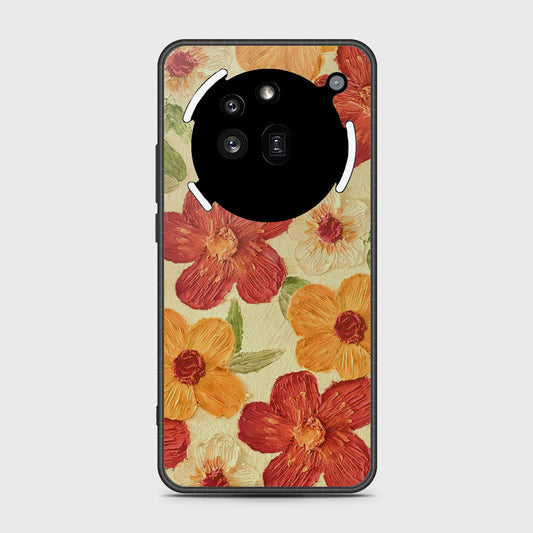 Nothing Phone 3a Pro Cover - Floral Series - Design 6 - Red & Orange - HQ Premium Shine Durable Shatterproof Case