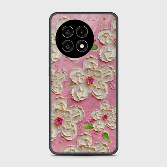 OnePlus 13R Cover - Floral Series - Design 5 - Pink & White - HQ Premium Shine Durable Shatterproof Case