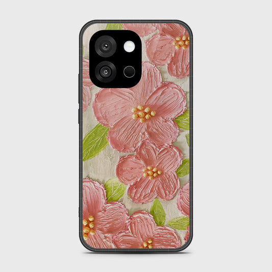 OnePlus 13T Cover - Floral Series - Design 9 - Pink & Green - HQ Ultra Shine Premium Infinity Glass Soft Silicon Borders Case