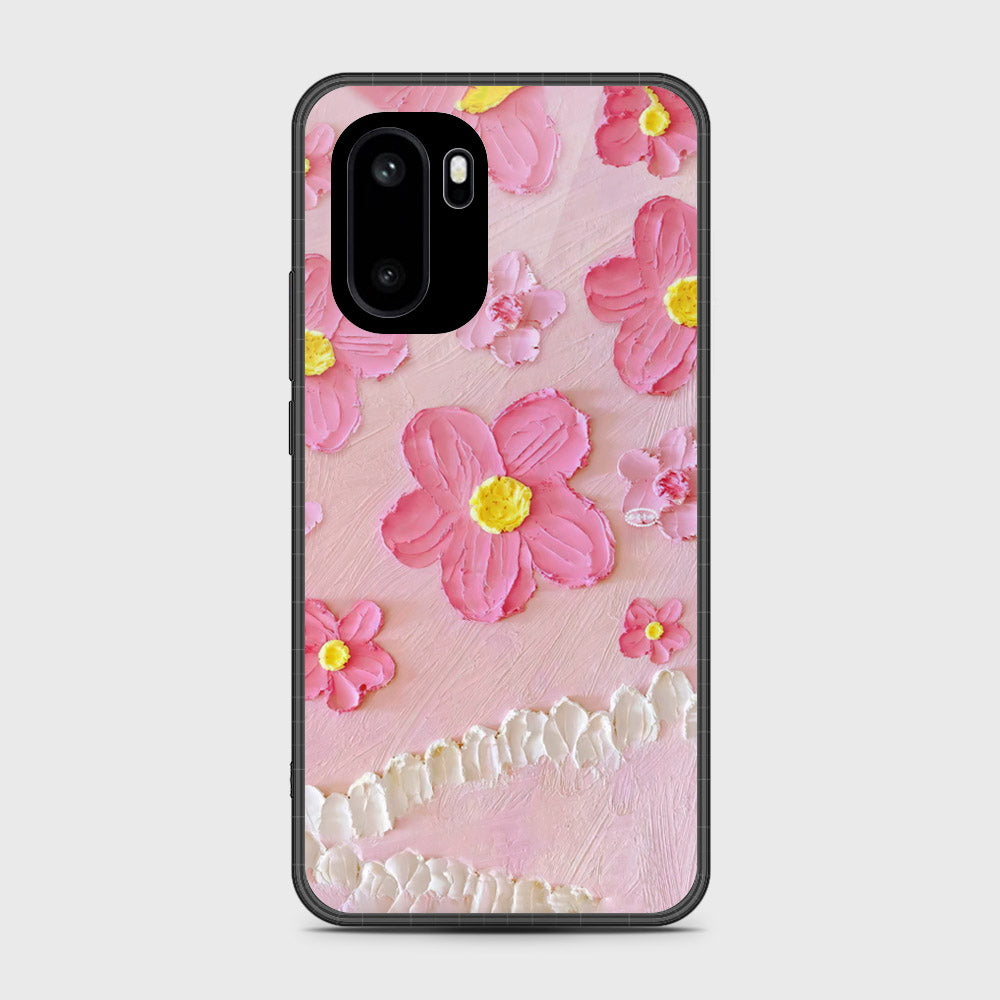 OnePlus Ace 6 Cover - Floral Series - Design 2 - Pink - HQ Ultra Shine Premium Infinity Glass Soft Silicon Borders Case