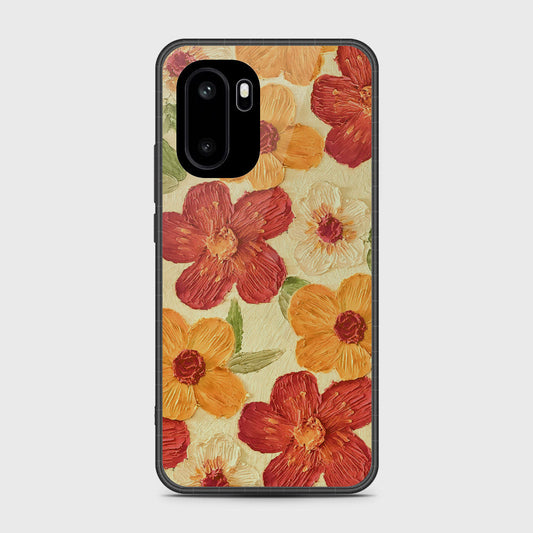OnePlus Ace 6 Cover - Floral Series - Design 6 - Red & Orange - HQ Ultra Shine Premium Infinity Glass Soft Silicon Borders Case