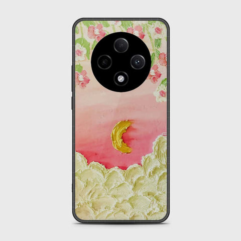 Oppo F27 Pro Plus Cover - Floral Series - Design 7 - Pink & Yellow - HQ Premium Shine Durable Shatterproof Case