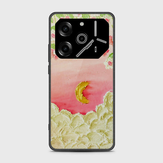 Tecno Pova 6 Cover - Floral Series - Design 7 - Pink & Yellow - HQ Premium Shine Durable Shatterproof Case