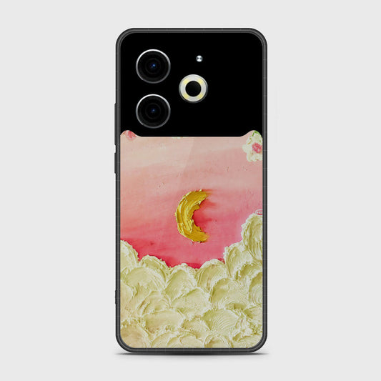 Tecno Pova 6 Neo Cover - Floral Series - Design 7 - Pink & Yellow - HQ Premium Shine Durable Shatterproof Case
