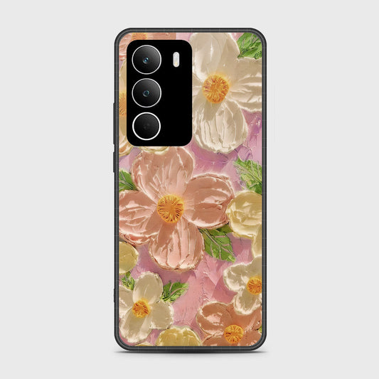 Realme C71 Cover - Floral Series - Design 11 - White & Green - HQ Premium Shine Durable Shatterproof Case
