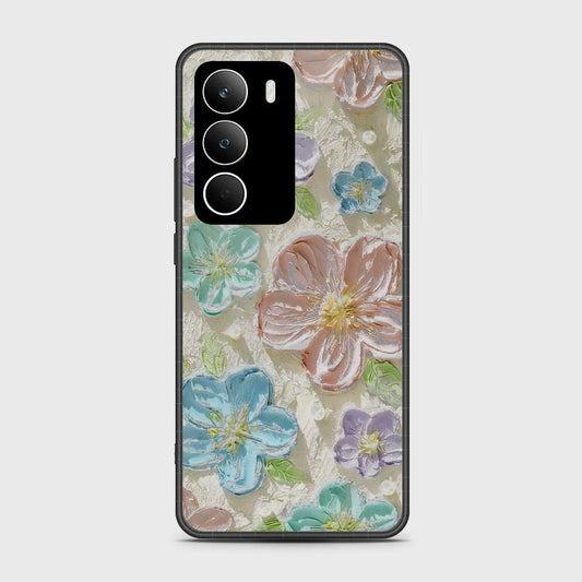 Realme C71 Cover - Floral Series - Design 14 - Blue & Purple - HQ Premium Shine Durable Shatterproof Case