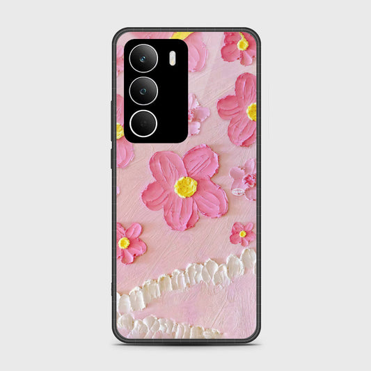 Realme C71 Cover - Floral Series - Design 2 - Pink - HQ Premium Shine Durable Shatterproof Case