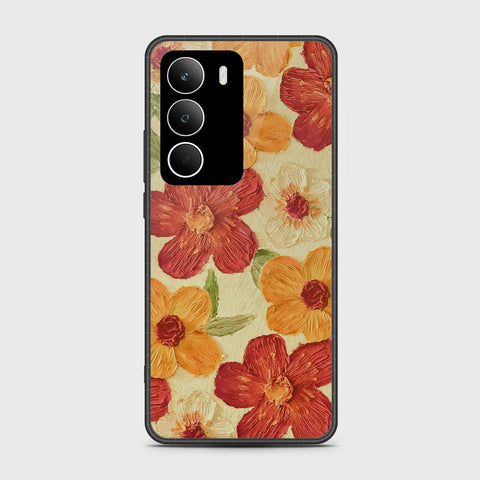 Realme C71 Cover - Floral Series - Design 6 - Red & Orange - HQ Premium Shine Durable Shatterproof Case