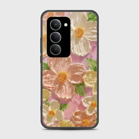 Xiaomi Redmi 15 5G Cover - Floral Series - Design 11 - White & Green - HQ Ultra Shine Premium Infinity Glass Soft Silicon Borders Case