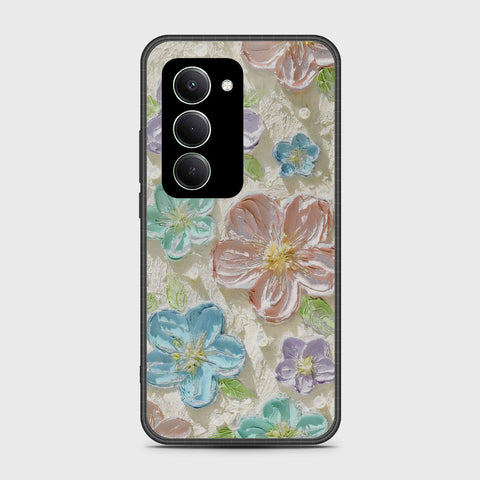 Xiaomi Redmi 15 5G Cover - Floral Series - Design 14 - Blue & Purple - HQ Ultra Shine Premium Infinity Glass Soft Silicon Borders Case