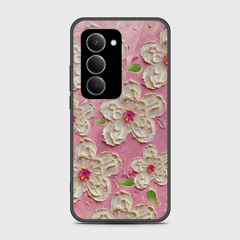 Xiaomi Redmi 15 5G Cover - Floral Series - Design 5 - Pink & White - HQ Ultra Shine Premium Infinity Glass Soft Silicon Borders Case