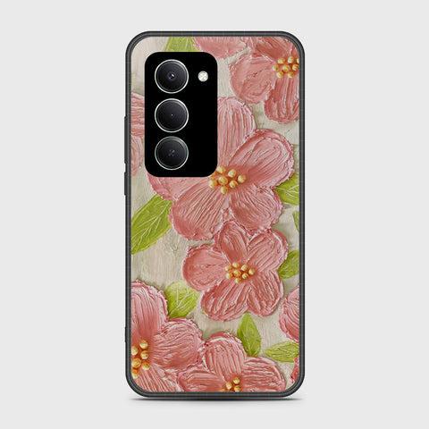 Xiaomi Redmi 15 5G Cover - Floral Series - Design 9 - Pink & Green - HQ Ultra Shine Premium Infinity Glass Soft Silicon Borders Case