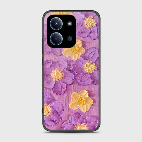 Xiaomi Redmi 15C 4G Cover - Floral Series - Design 8 - Purple & Yellow - HQ Premium Shine Durable Shatterproof Case