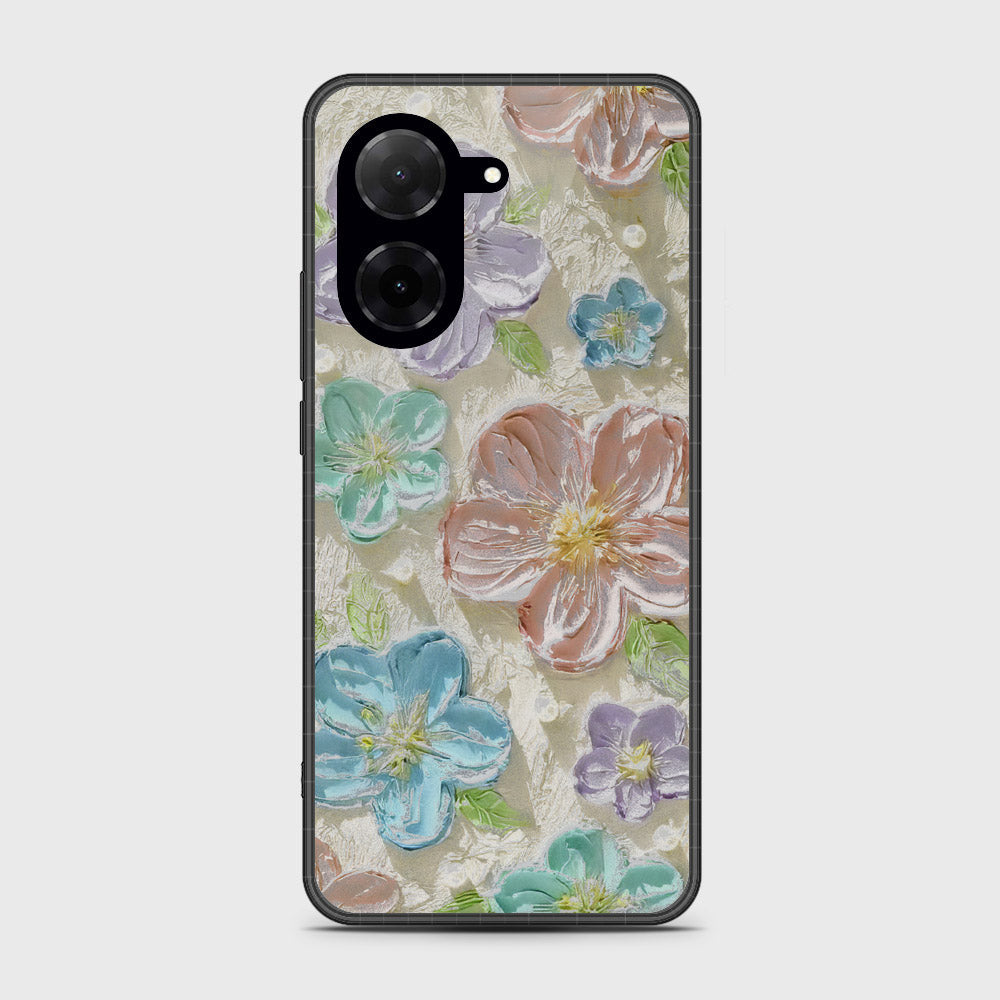 Xiaomi Redmi A5 4G Cover - Floral Series - Design 14 - Blue & Purple - HQ Premium Shine Durable Shatterproof Case