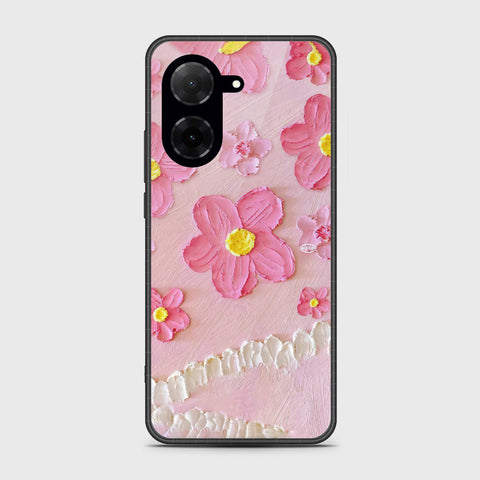 Xiaomi Redmi A5 4G Cover - Floral Series - Design 2 - Pink - HQ Premium Shine Durable Shatterproof Case