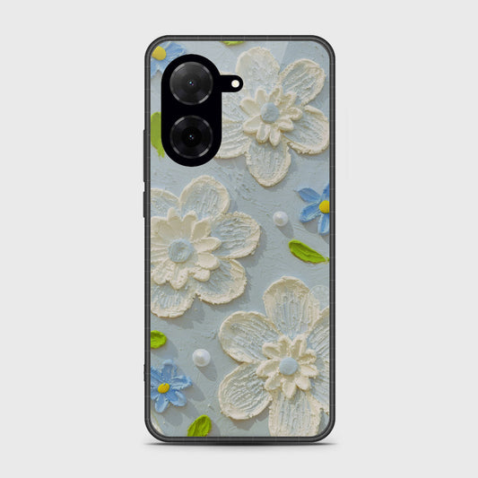 Xiaomi Redmi A5 4G Cover - Floral Series - Design 3 - Sky Blue - HQ Premium Shine Durable Shatterproof Case
