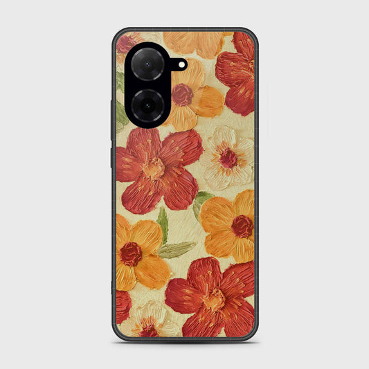 Xiaomi Redmi A5 4G Cover - Floral Series - Design 6 - Red & Orange - HQ Premium Shine Durable Shatterproof Case
