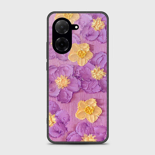 Xiaomi Redmi A5 4G Cover - Floral Series - Design 8 - Purple & Yellow - HQ Premium Shine Durable Shatterproof Case