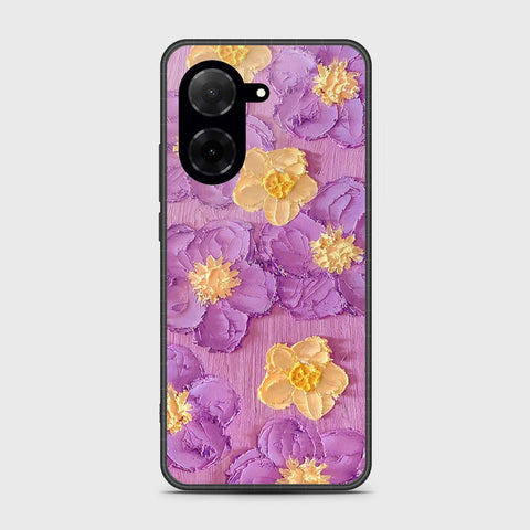 Xiaomi Redmi A5 4G Cover - Floral Series - Design 8 - Purple & Yellow - HQ Premium Shine Durable Shatterproof Case