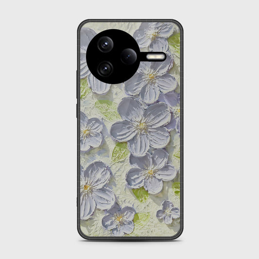 Xiaomi Poco F7 Ultra Cover - Floral Series - Design 12 - Grey & Green - HQ Premium Shine Durable Shatterproof Case