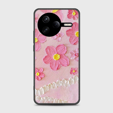 Xiaomi Poco F7 Ultra Cover - Floral Series - Design 2 - Pink - HQ Premium Shine Durable Shatterproof Case