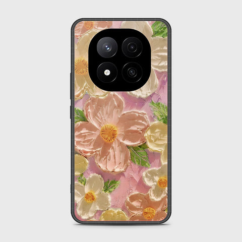 Xiaomi Redmi Note 14 Pro Plus 5G Cover - Floral Series - Design 11 - White & Green - HQ Premium Shine Durable Shatterproof Case
