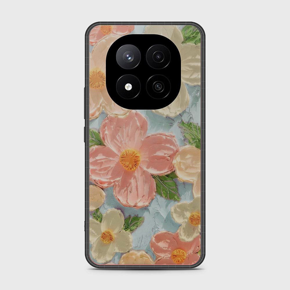 Xiaomi Redmi Note 14 Pro Plus 5G Cover - Floral Series - Design 16 - Cyan & Pink - HQ Premium Shine Durable Shatterproof Case