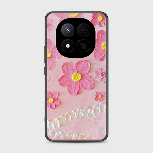 Xiaomi Redmi Note 14 Pro Plus 5G Cover - Floral Series - Design 2 - Pink - HQ Premium Shine Durable Shatterproof Case