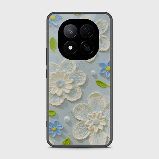 Xiaomi Redmi Note 14 Pro Plus 5G Cover - Floral Series - Design 3 - Sky Blue - HQ Premium Shine Durable Shatterproof Case