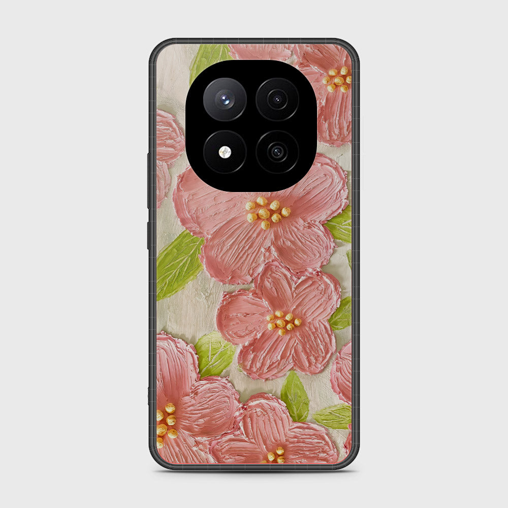 Xiaomi Redmi Note 14 Pro Plus 5G Cover - Floral Series - Design 9 - Pink & Green - HQ Premium Shine Durable Shatterproof Case