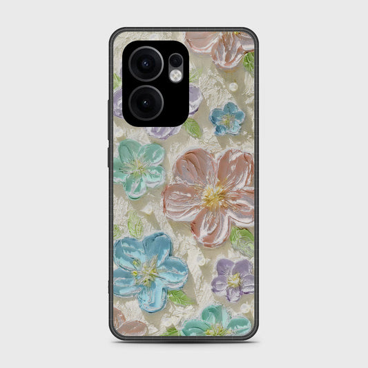 Oppo Reno 13F 5G Cover - Floral Series - Design 14 - Blue & Purple - HQ Premium Shine Durable Shatterproof Case