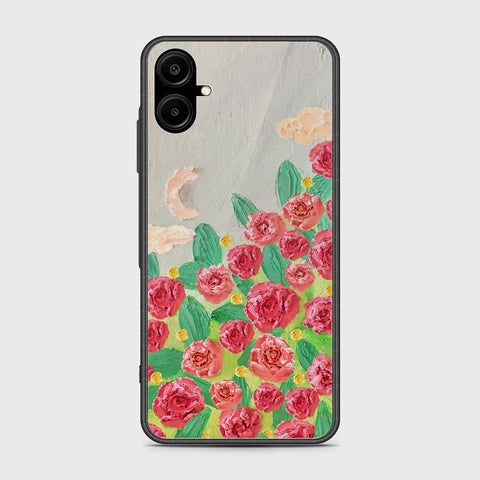 Samsung Galaxy A06 Cover - Floral Series - Design 10 - Red & Green - HQ Premium Shine Durable Shatterproof Case