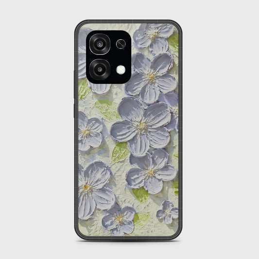 Samsung Galaxy F07 Cover - Floral Series - Design 12 - Grey & Green - HQ Premium Shine Durable Glass Case