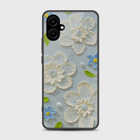 Samsung Galaxy F06 5G Cover - Floral Series - Design 3 - Sky Blue - HQ Premium Shine Durable Shatterproof Case