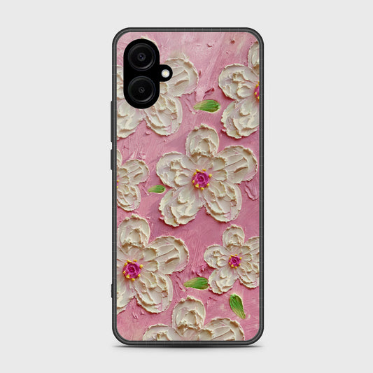 Samsung Galaxy F06 5G Cover - Floral Series - Design 5 - Pink & White - HQ Premium Shine Durable Shatterproof Case