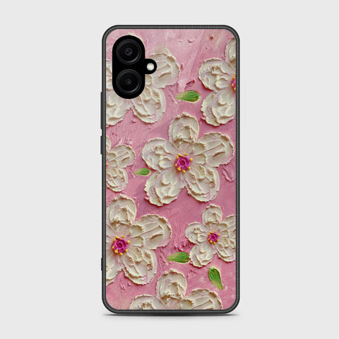 Samsung Galaxy F06 5G Cover - Floral Series - Design 5 - Pink & White - HQ Premium Shine Durable Shatterproof Case