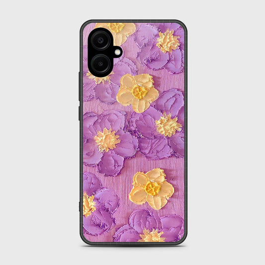 Samsung Galaxy F06 5G Cover - Floral Series - Design 8 - Purple & Yellow - HQ Premium Shine Durable Shatterproof Case