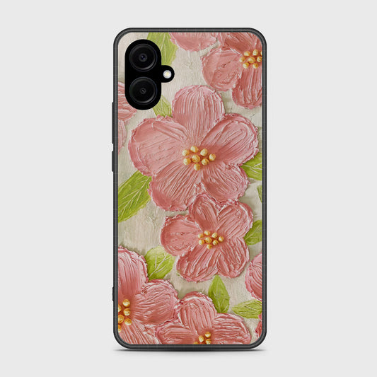 Samsung Galaxy F06 5G Cover - Floral Series - Design 9 - Pink & Green - HQ Premium Shine Durable Shatterproof Case
