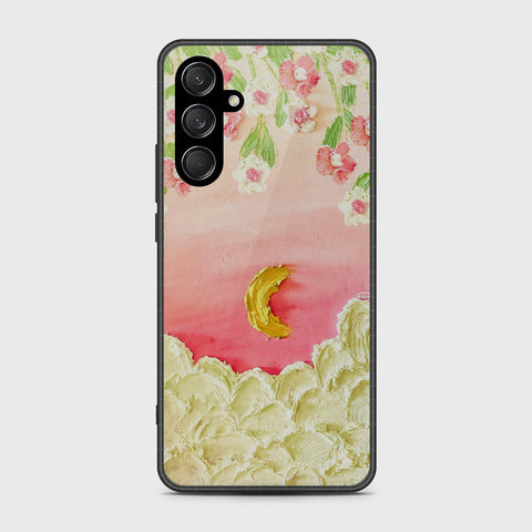 Samsung Galaxy A17 Cover - Floral Series - Design 7 - Pink & Yellow - HQ Premium Shine Durable Shatterproof Case
